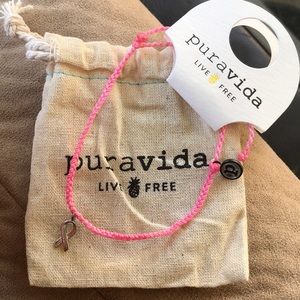 Puravida breast cancer awareness bracelet